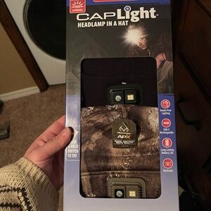 APX Camo Headlamp Hat